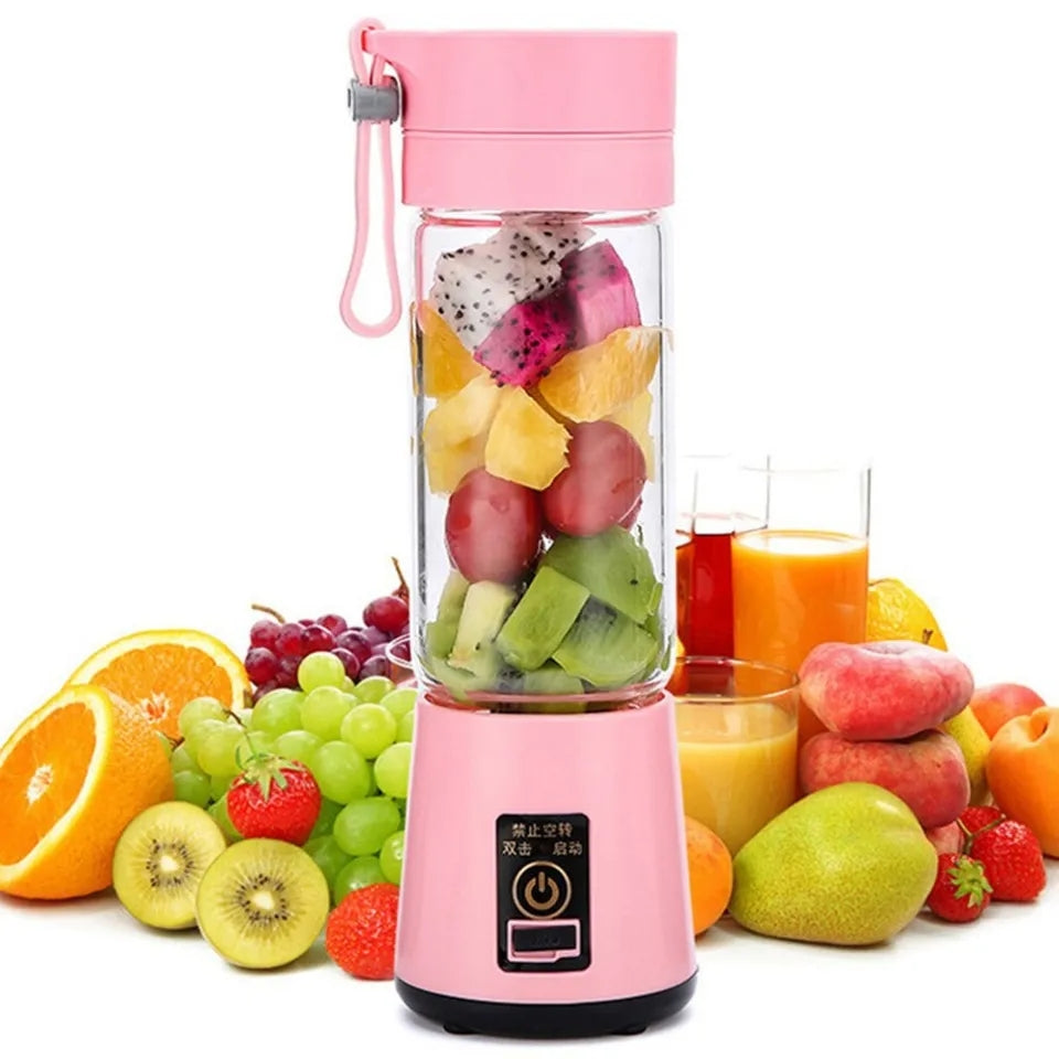 Portable Chargeable Travel Juicer Blender 6 Blade