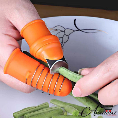 1Pair Finger Protector Thumb Vegetable Cutter