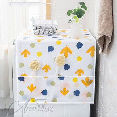 Fridge Cover with Pockets