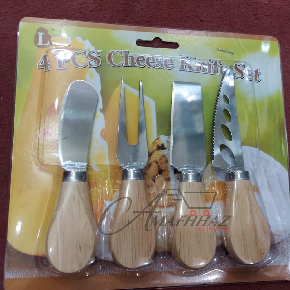 4 Pcs Cheese Knives Set