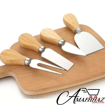 4 Pcs Cheese Knives Set