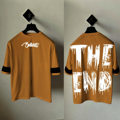 THE END PRINTED DROP SHOULDER T-SHIRT